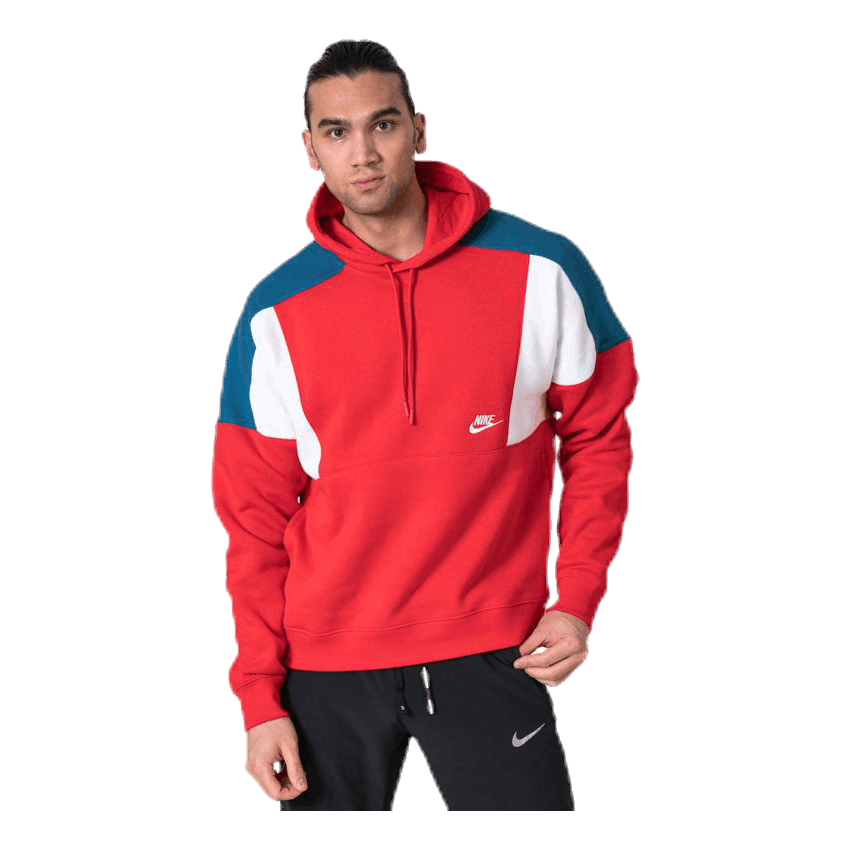 Nike Nsw Hoodie Cb White/Red 3 Nike Nsw Hoodie Cb White/Red - Image 3