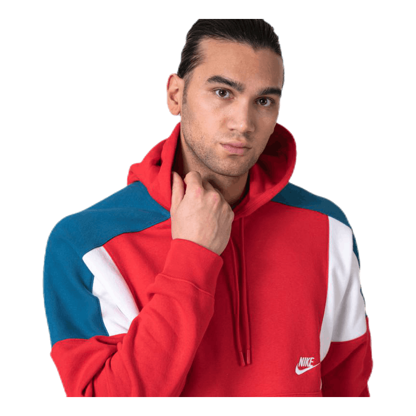 Nike Nsw Hoodie Cb White/Red 4 Nike Nsw Hoodie Cb White/Red - Image 4