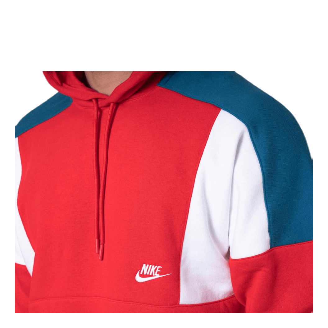 Nike Nsw Hoodie Cb White/Red 5 Nike Nsw Hoodie Cb White/Red - Image 5