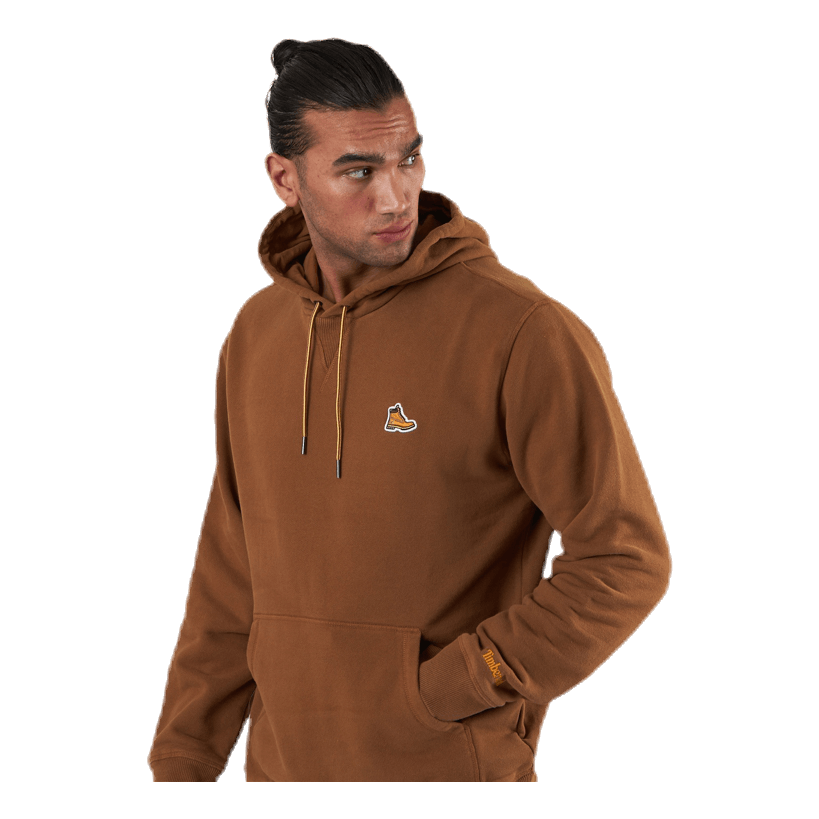 Timberland Boot Logo Hood Brown 1 Timberland Boot Logo Hood Brown