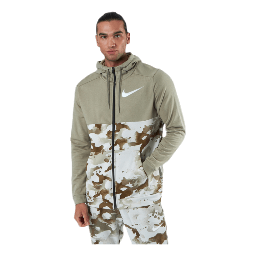 Nike Dri-FIT FZ Camo Hood Beige 1 Nike Dri-FIT FZ Camo Hood Beige