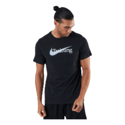 Nike Dri-FIT Men's Swoosh Training T-Shirt BLACK
