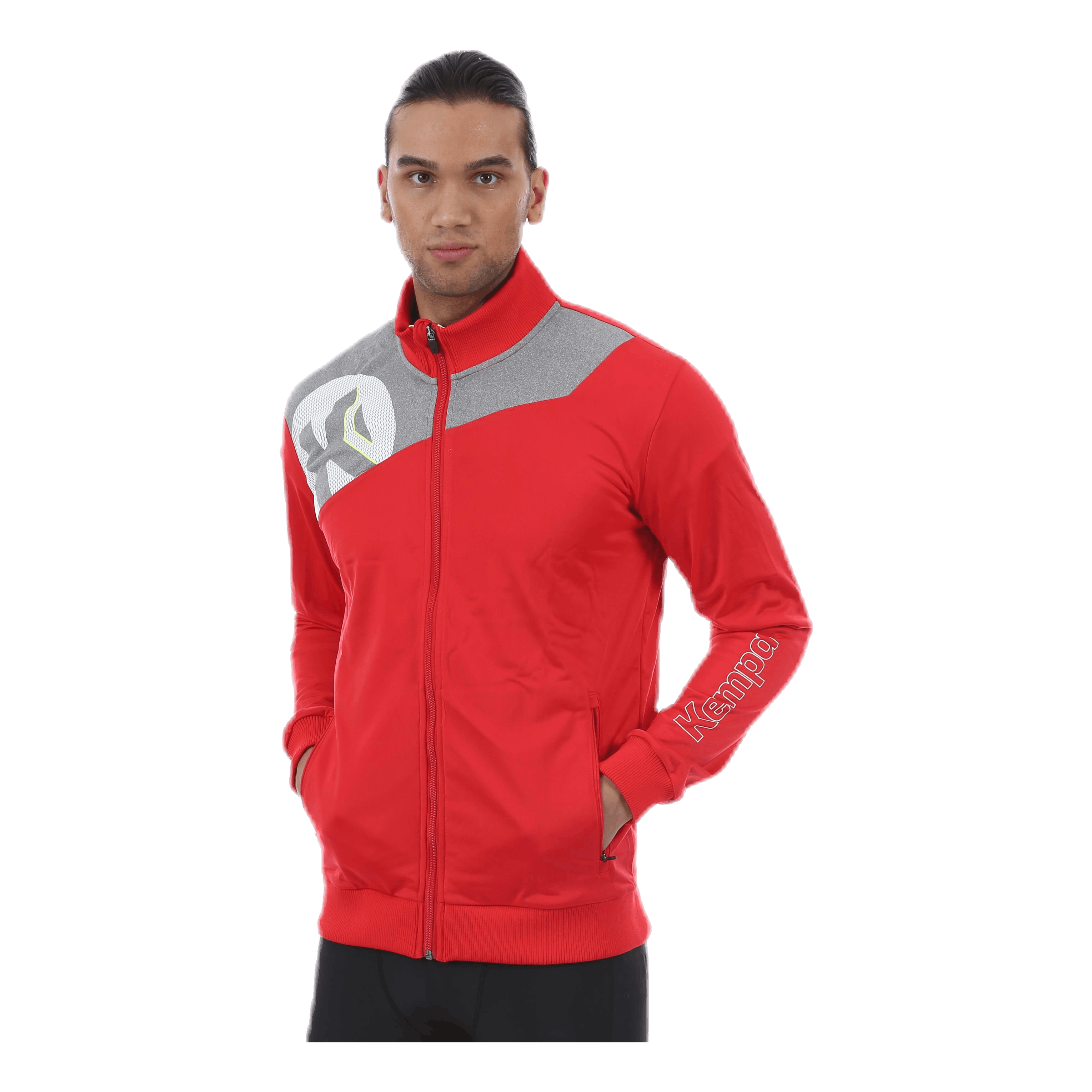 Kempa Core 2.0 Poly Jacket Grey/Red 3 Kempa Core 2.0 Poly Jacket Grey/Red - Image 3