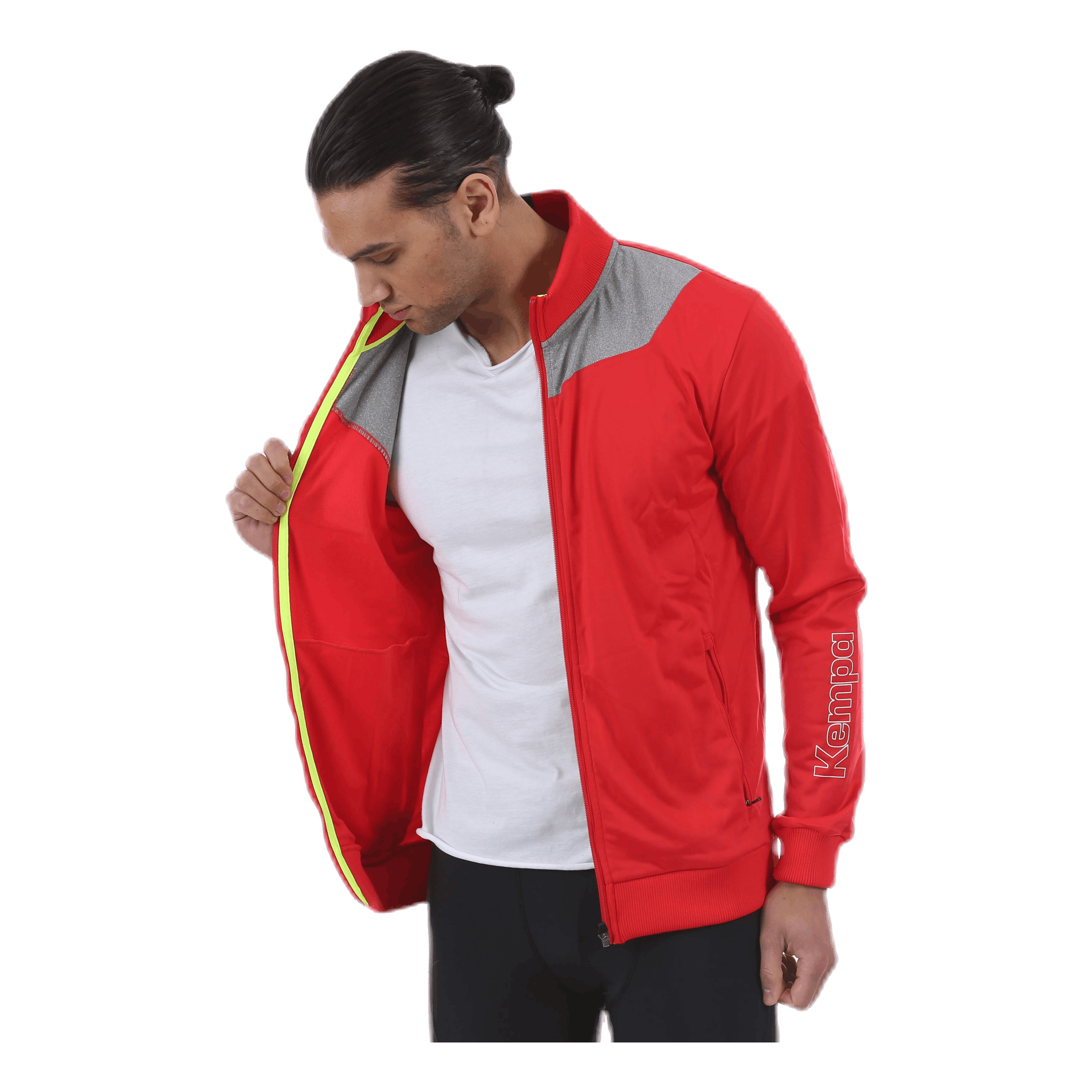 Kempa Core 2.0 Poly Jacket Grey/Red 4 Kempa Core 2.0 Poly Jacket Grey/Red - Image 4
