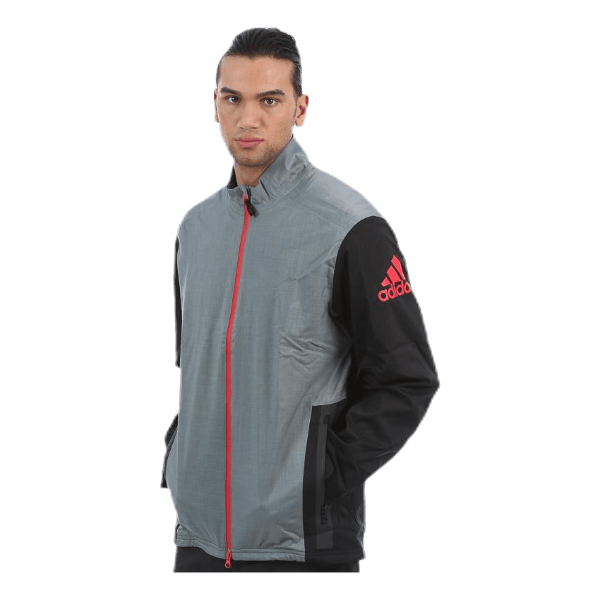 ADIDAS Climaproof Heathered Jacket Black/Grey 3 ADIDAS Climaproof Heathered Jacket Black/Grey - Image 3