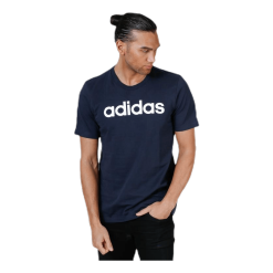 ADIDAS Essential Linear Tee Blue/White