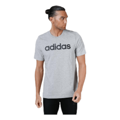 ADIDAS Essentials Linear T-Shirt Medium Grey Heather / Black