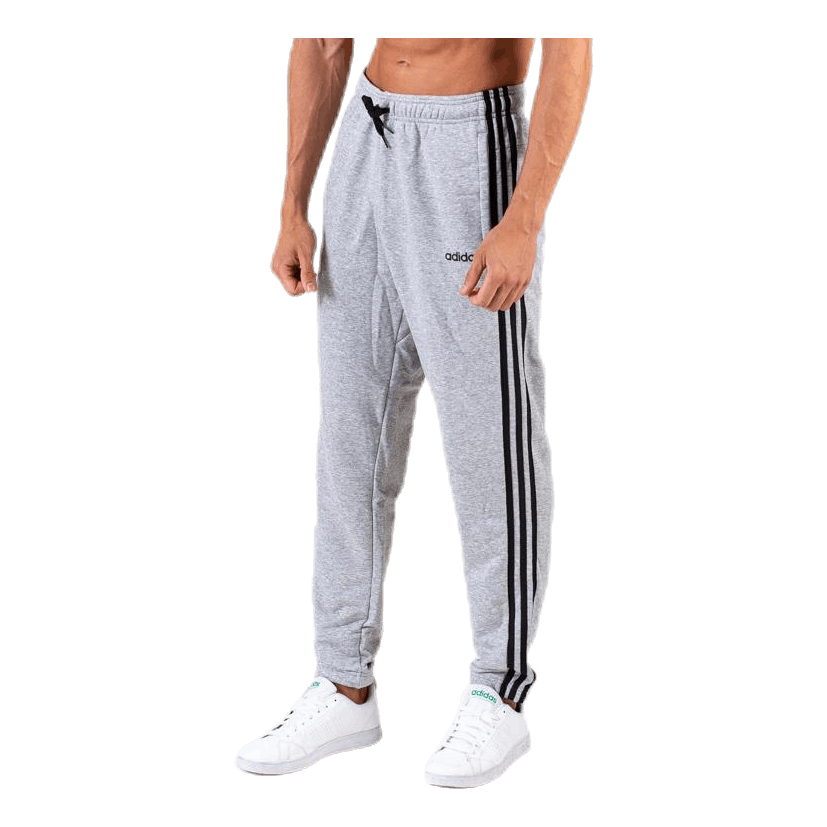 ADIDAS Essentials 3 Stripes Tapered Pant French Terr Medium Grey Heather / Black 2 ADIDAS Essentials 3 Stripes Tapered Pant French Terr Medium Grey Heather / Black - Image 2