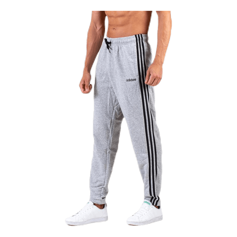 ADIDAS Essentials 3 Stripes Tapered Pant French Terr Medium Grey Heather / Black 5 ADIDAS Essentials 3 Stripes Tapered Pant French Terr Medium Grey Heather / Black - Image 5