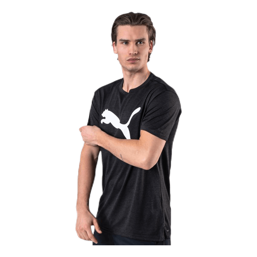 Puma Heather Cat Tee Black 2 Puma Heather Cat Tee Black - Image 2