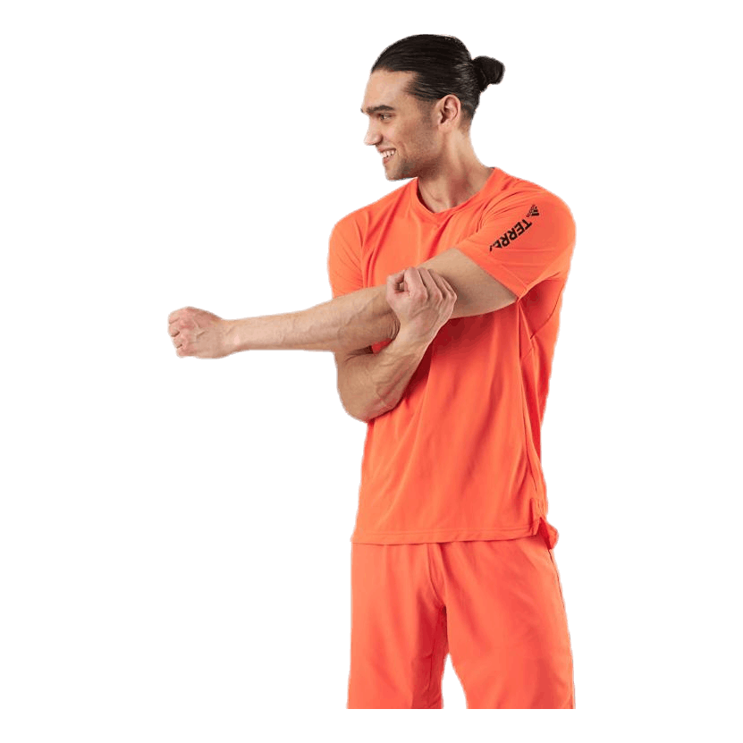 ADIDAS Agravic Allaround Tee Orange 3 ADIDAS Agravic Allaround Tee Orange - Image 3