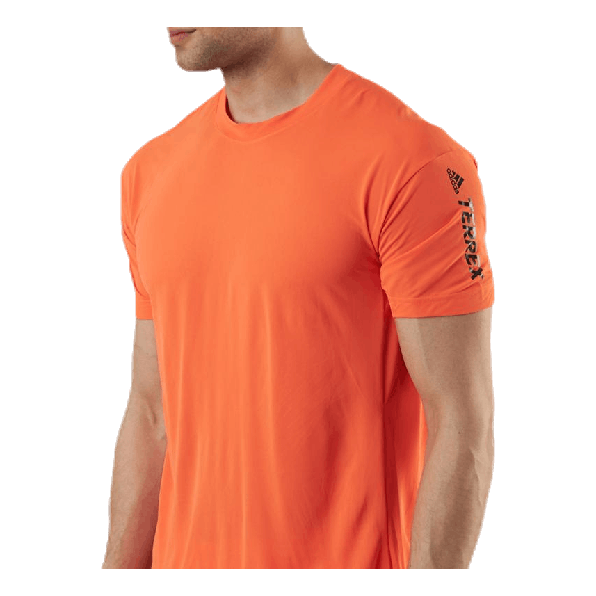 ADIDAS Agravic Allaround Tee Orange 4 ADIDAS Agravic Allaround Tee Orange - Image 4