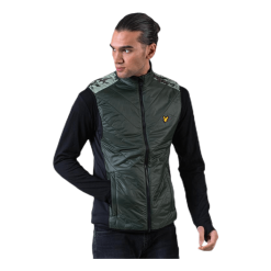Lyle & Scott Brandon Chevron Gilet Green