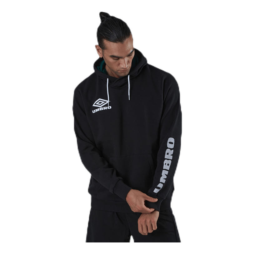 UMBRO Sleeve Print Hoodie Black 4 UMBRO Sleeve Print Hoodie Black - Image 4