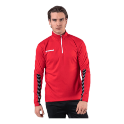 Hummel Authentic Half Zip Sweatshirt Red