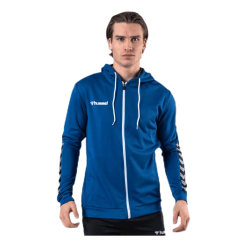 Hummel Authentic Poly Zip Hoodie Blue