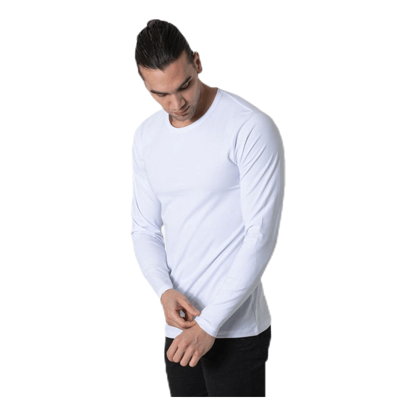 Jack & Jones Basic O-Neck Tee L/S White 1 Jack & Jones Basic O-Neck Tee L/S White