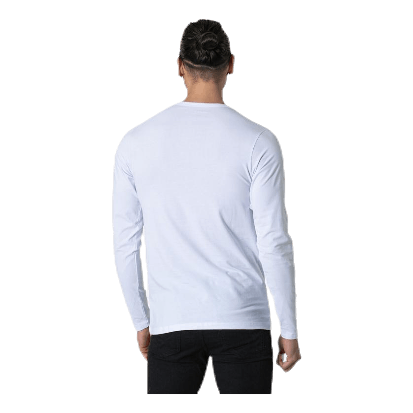 Jack & Jones Basic O-Neck Tee L/S White 2 Jack & Jones Basic O-Neck Tee L/S White - Image 2