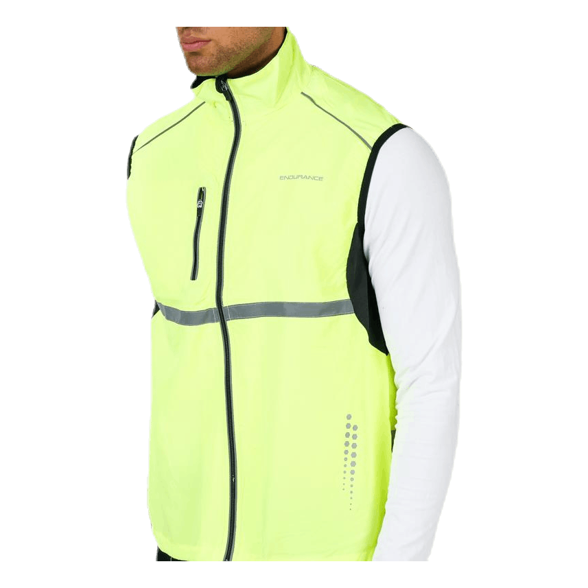 Endurance Laupen Running Vest Yellow 3 Endurance Laupen Running Vest Yellow - Image 3