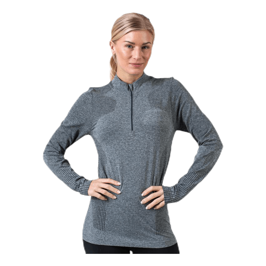 Endurance Kanen Seamless Melange Midlayer Green 1 Endurance Kanen Seamless Melange Midlayer Green