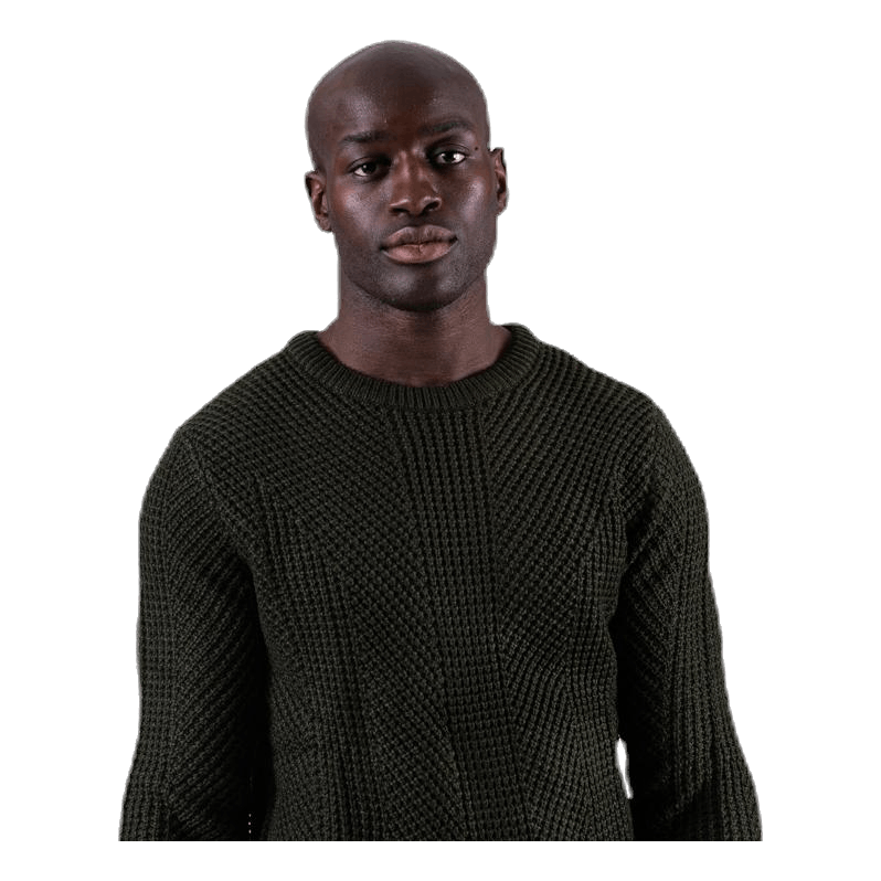 Jack & Jones Stanford Knit Crew Neck Red 6 Jack & Jones Stanford Knit Crew Neck Red - Image 6