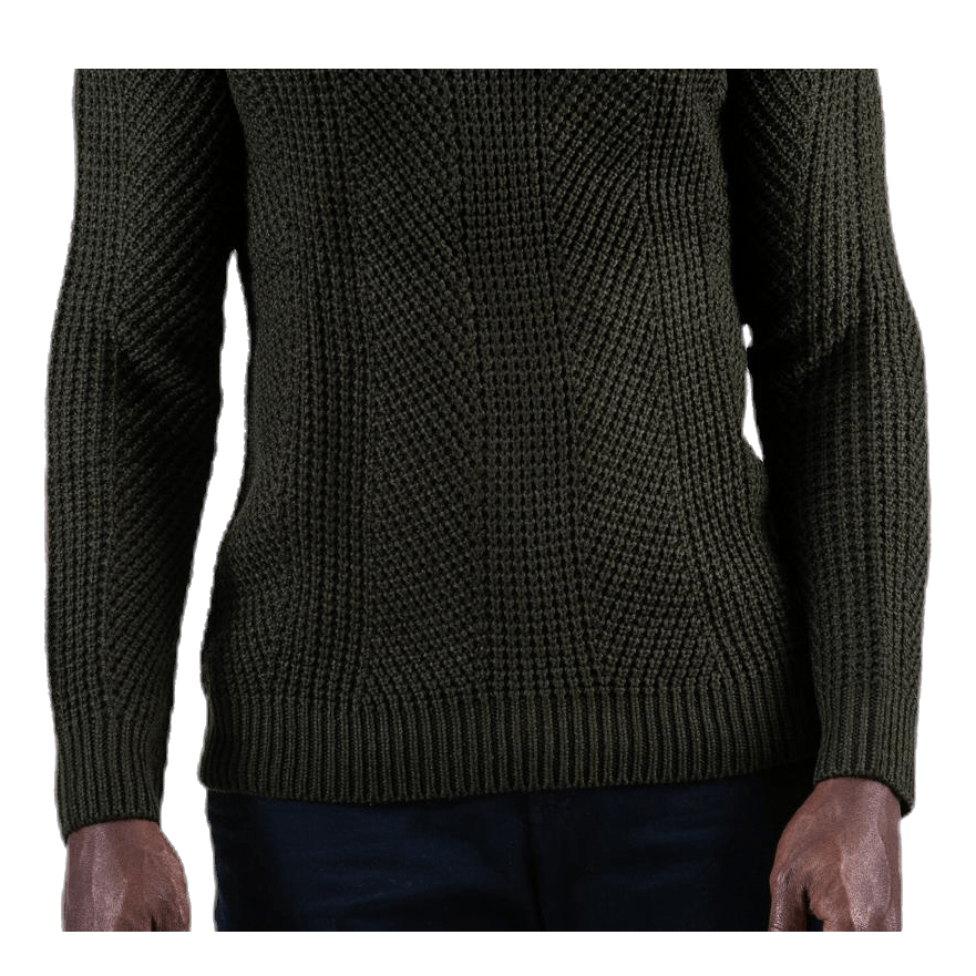 Jack & Jones Stanford Knit Crew Neck Red 7 Jack & Jones Stanford Knit Crew Neck Red - Image 7