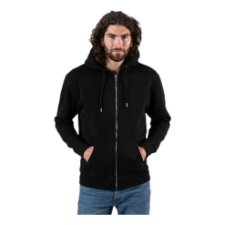 Jack & Jones Soft Sweat Zip Hood Black