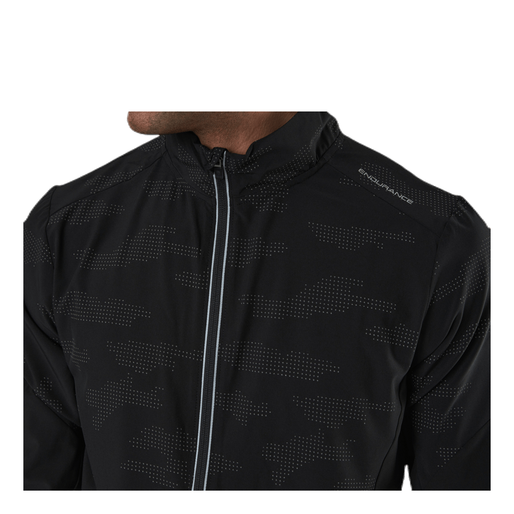 Endurance Doflan Reflective 4-Way Stretch Jacket Black 4 Endurance Doflan Reflective 4-Way Stretch Jacket Black - Image 4
