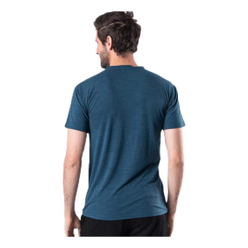 Virtus Joker Melange S/S Tee Blue 2 Virtus Joker Melange S/S Tee Blue - Image 2