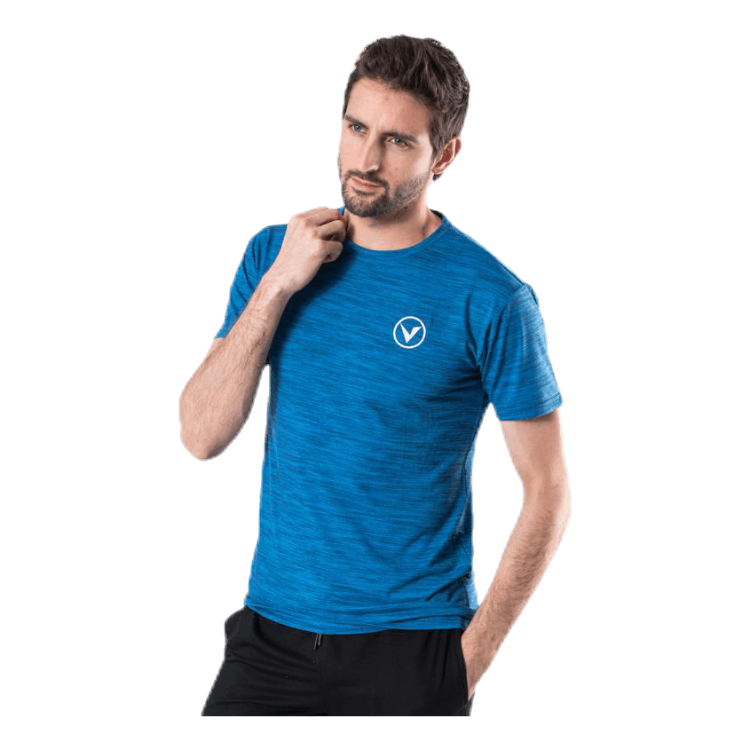 Virtus Joker Melange S/S Tee Blue 5 Virtus Joker Melange S/S Tee Blue - Image 5