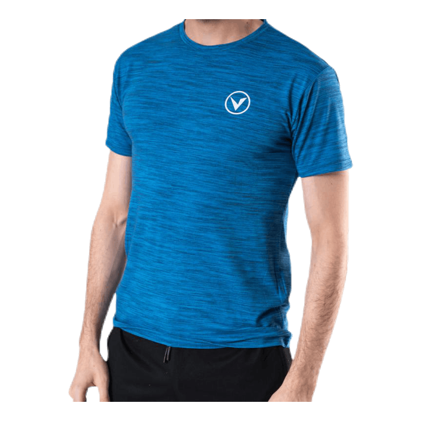 Virtus Joker Melange S/S Tee Blue 6 Virtus Joker Melange S/S Tee Blue - Image 6