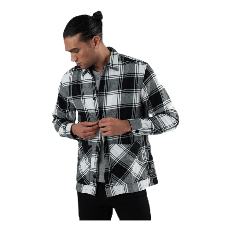 Jack & Jones Finn Overshirt Ls White 3 Jack & Jones Finn Overshirt Ls White - Image 3