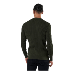 Jack & Jones Blacamp Cable Knit Crew Neck Black -Takit Myyntikauppa 5714920937869 003 f4efa0dab23142318b9e0816c8ec6684