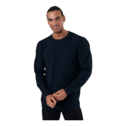 Jack & Jones Blacamp Knit Structure Crew Neck Blue
