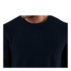 Jack & Jones Blacamp Knit Structure Crew Neck Blue -Takit Myyntikauppa 5714924538093 005 aa2d808166a34836ae9a3f779a14cd8a