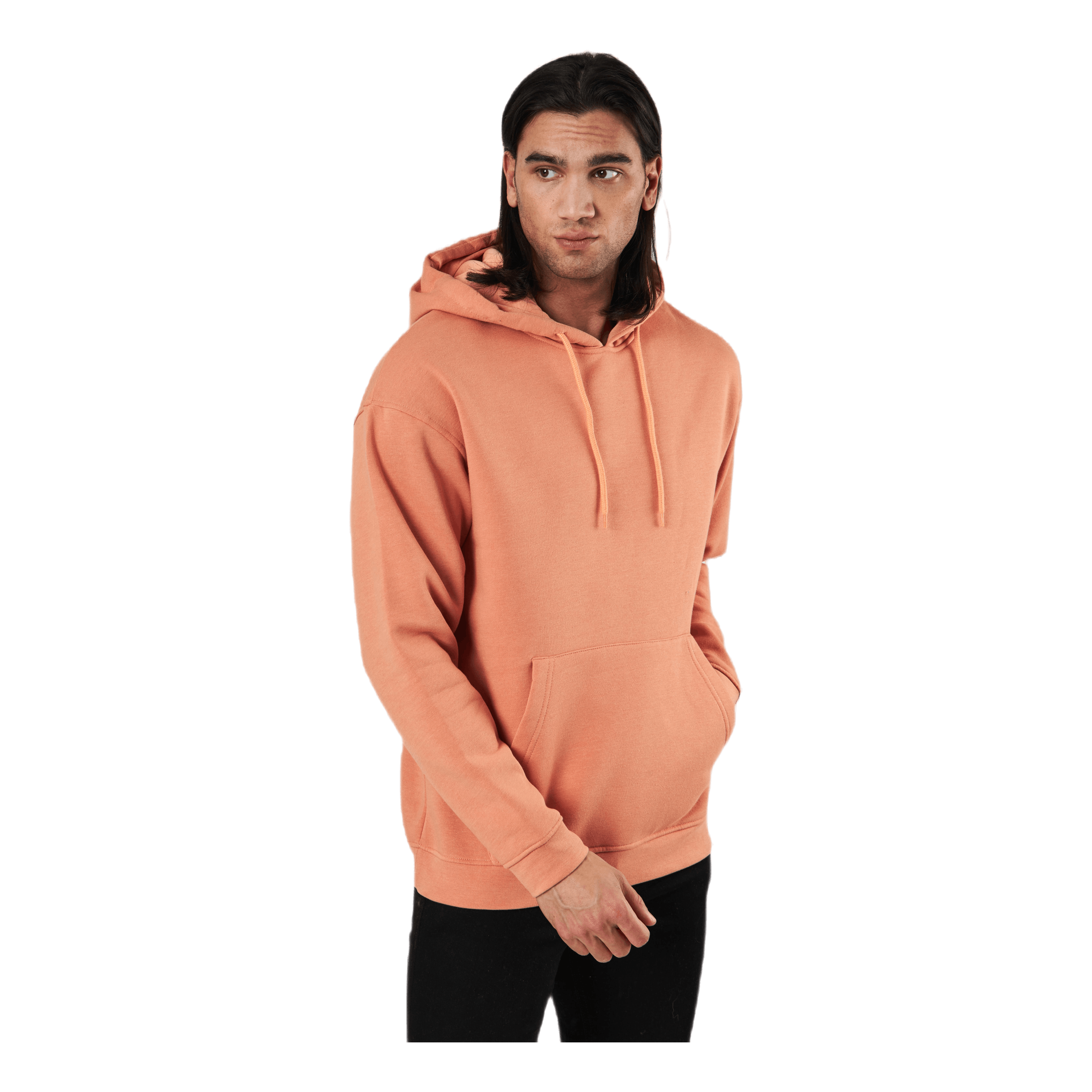 Jack & Jones Brink Sweat Hood Shell Coral 1 Jack & Jones Brink Sweat Hood Shell Coral