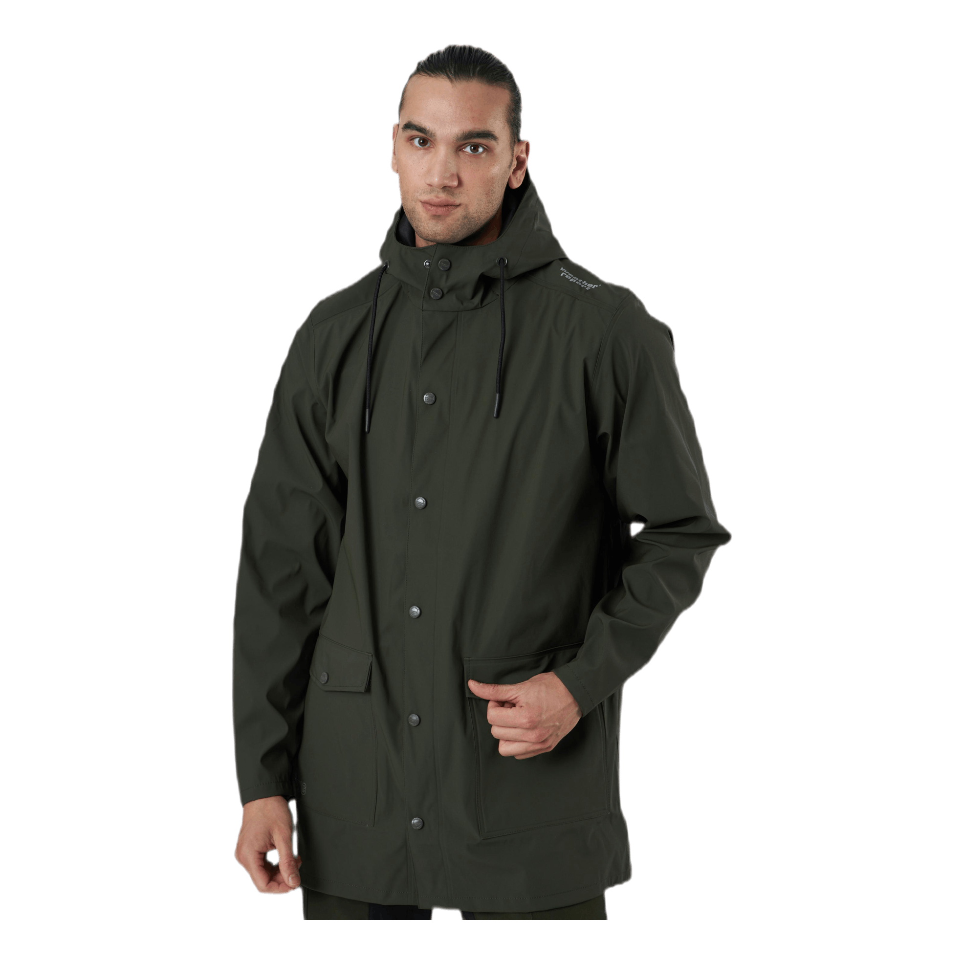 Weather Report Erik M Dull PU Jacket W-PRO 5000 Green 2 Weather Report Erik M Dull PU Jacket W-PRO 5000 Green - Image 2