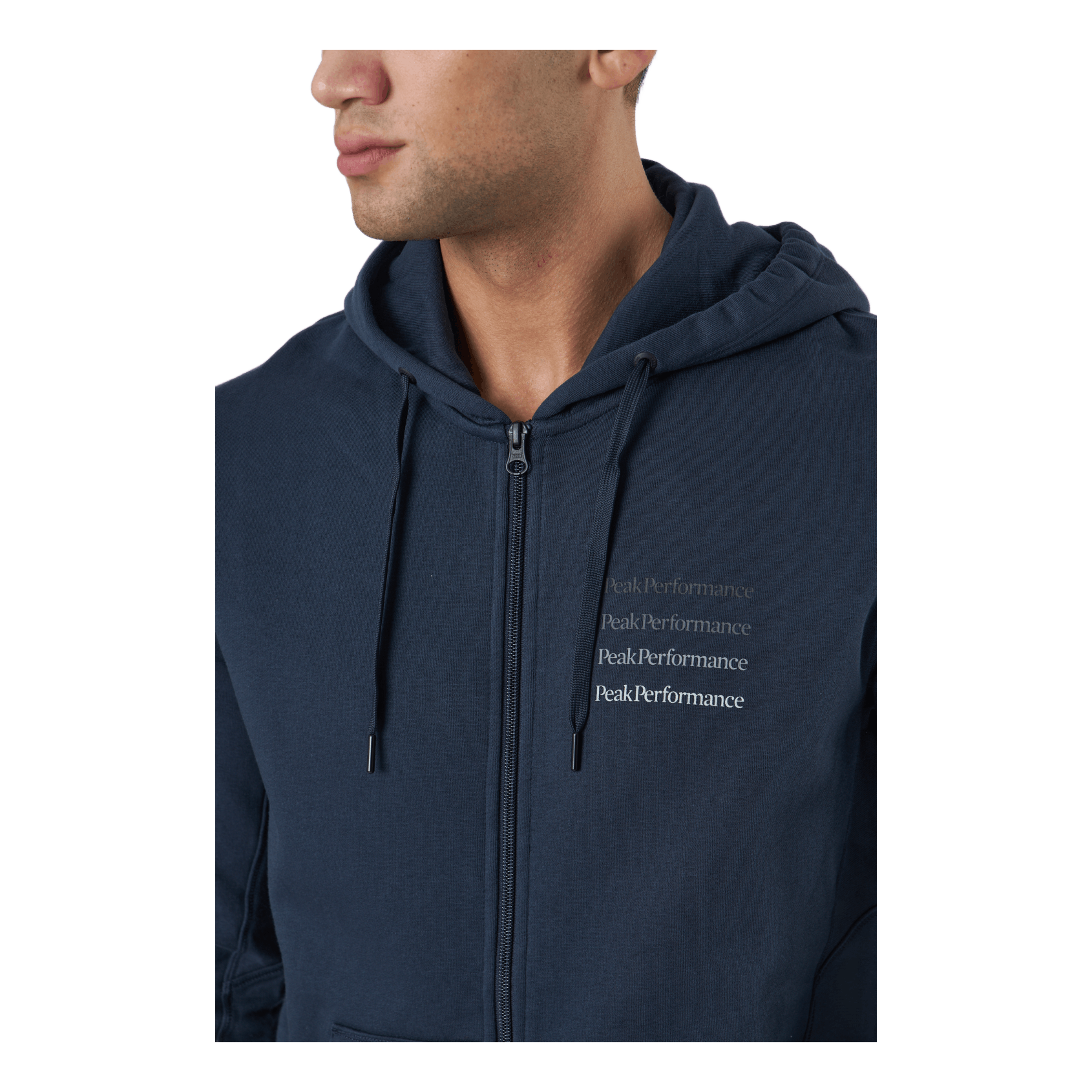 Peak Performance M Ground Zip Hood Blue Shadow 4 Peak Performance M Ground Zip Hood Blue Shadow - Image 4