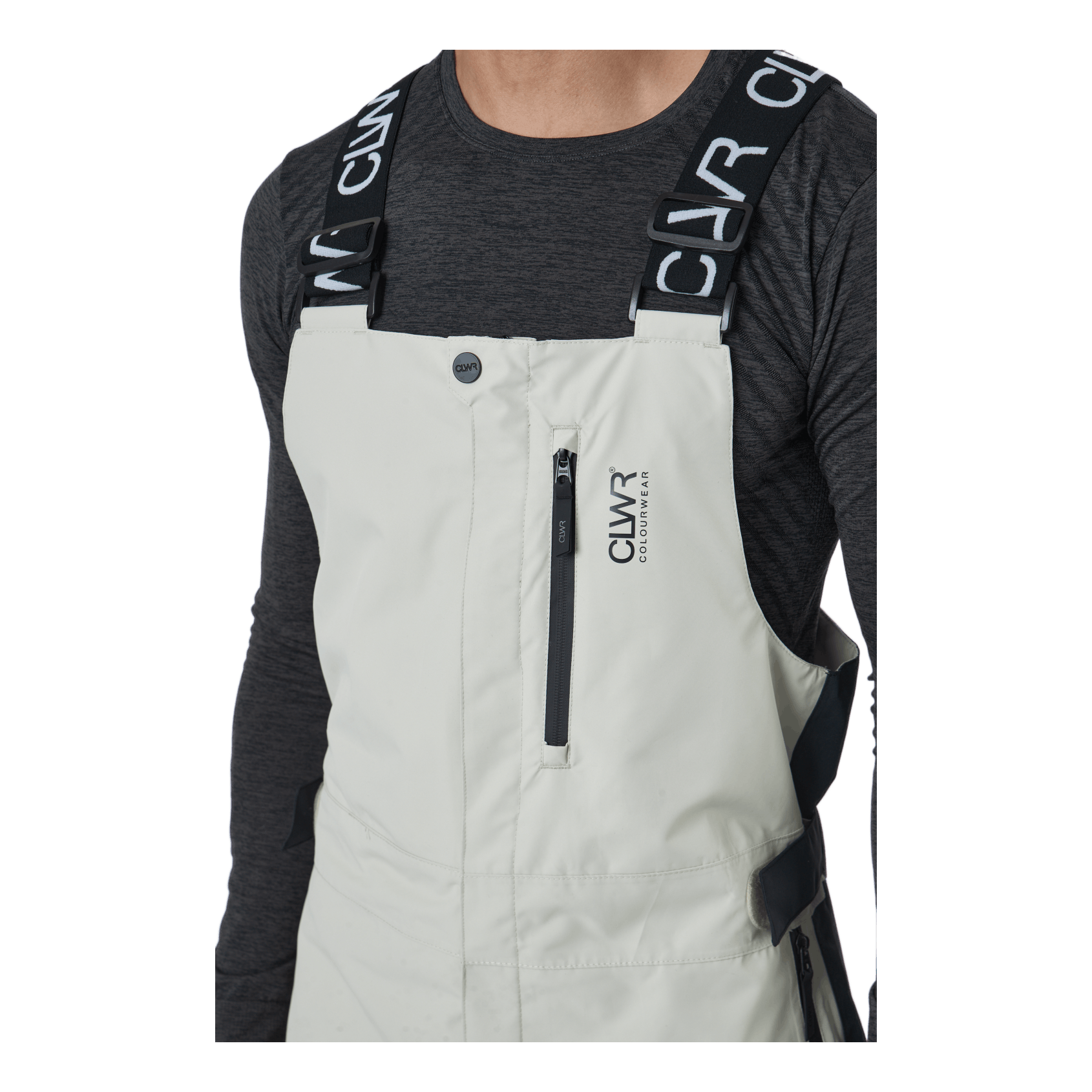 ColourWear Strix Bib Pant M Light Beige 725 4 ColourWear Strix Bib Pant M Light Beige 725 - Image 4