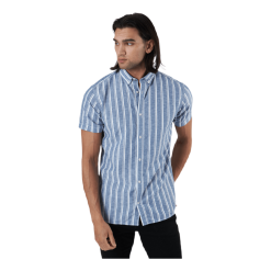 Jack & Jones Summer Stripe Shirt S/s Blå