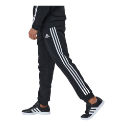 ADIDAS Essentials Tapered Cuff 3 Stripes Pants Black / White