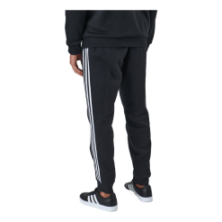 ADIDAS Essentials Tapered Cuff 3 Stripes Pants Black / White -Takit Myyntikauppa 60489 65 004