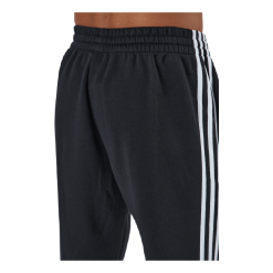 ADIDAS Essentials Tapered Cuff 3 Stripes Pants Black / White -Takit Myyntikauppa 60489 65 005
