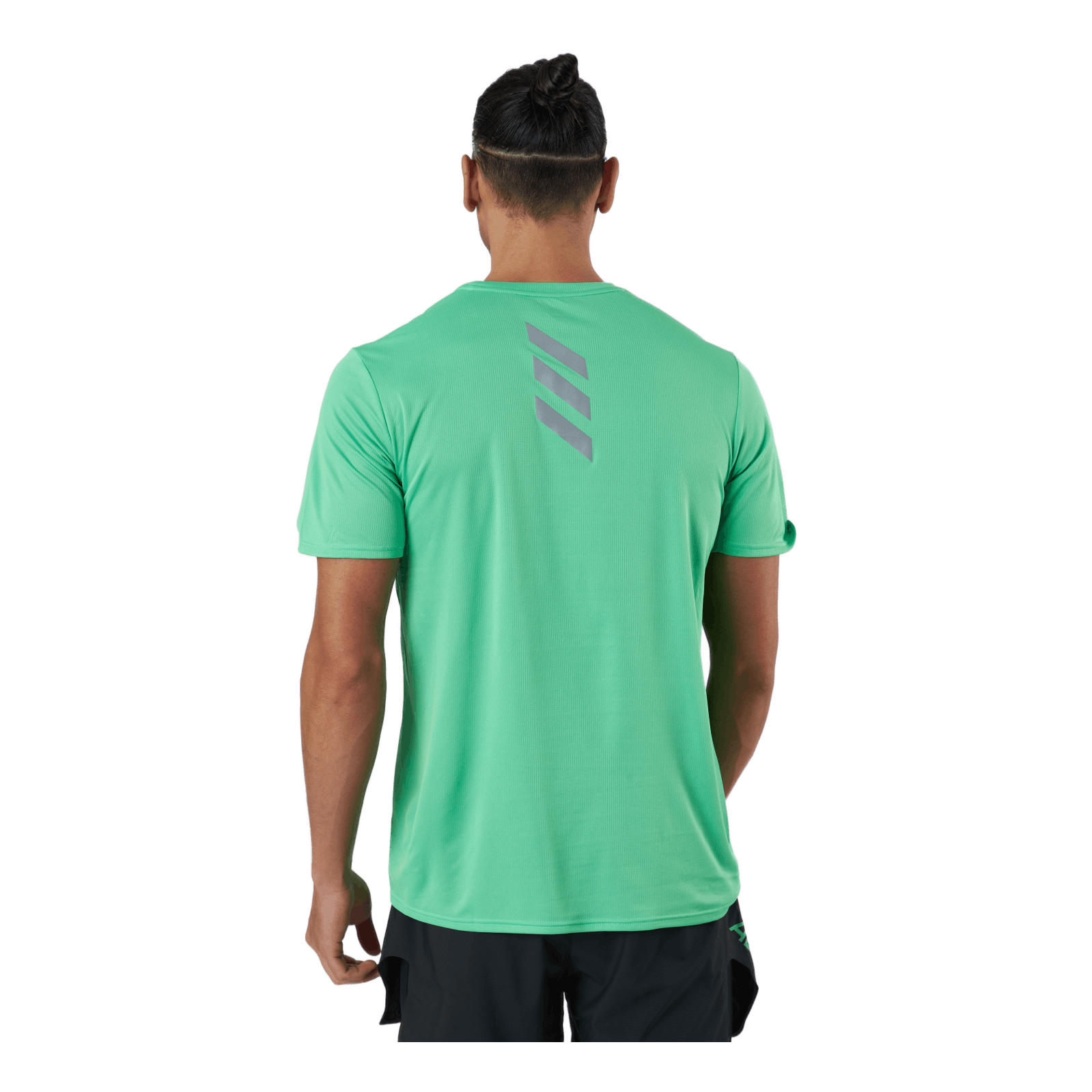 Adidas Fast Primeblue Tee Men Semi Screaming Green / Reflective Silver 3 Adidas Fast Primeblue Tee Men Semi Screaming Green / Reflective Silver - Image 3
