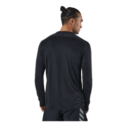 Adidas Own The Run Long Sleeve Tee M Black / Black -Takit Myyntikauppa 60490 18 003