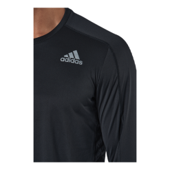 Adidas Own The Run Long Sleeve Tee M Black / Black -Takit Myyntikauppa 60490 18 004