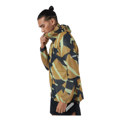 ADIDAS Terrex Agravic Graphic 2.5L Rain Jacket Mesa