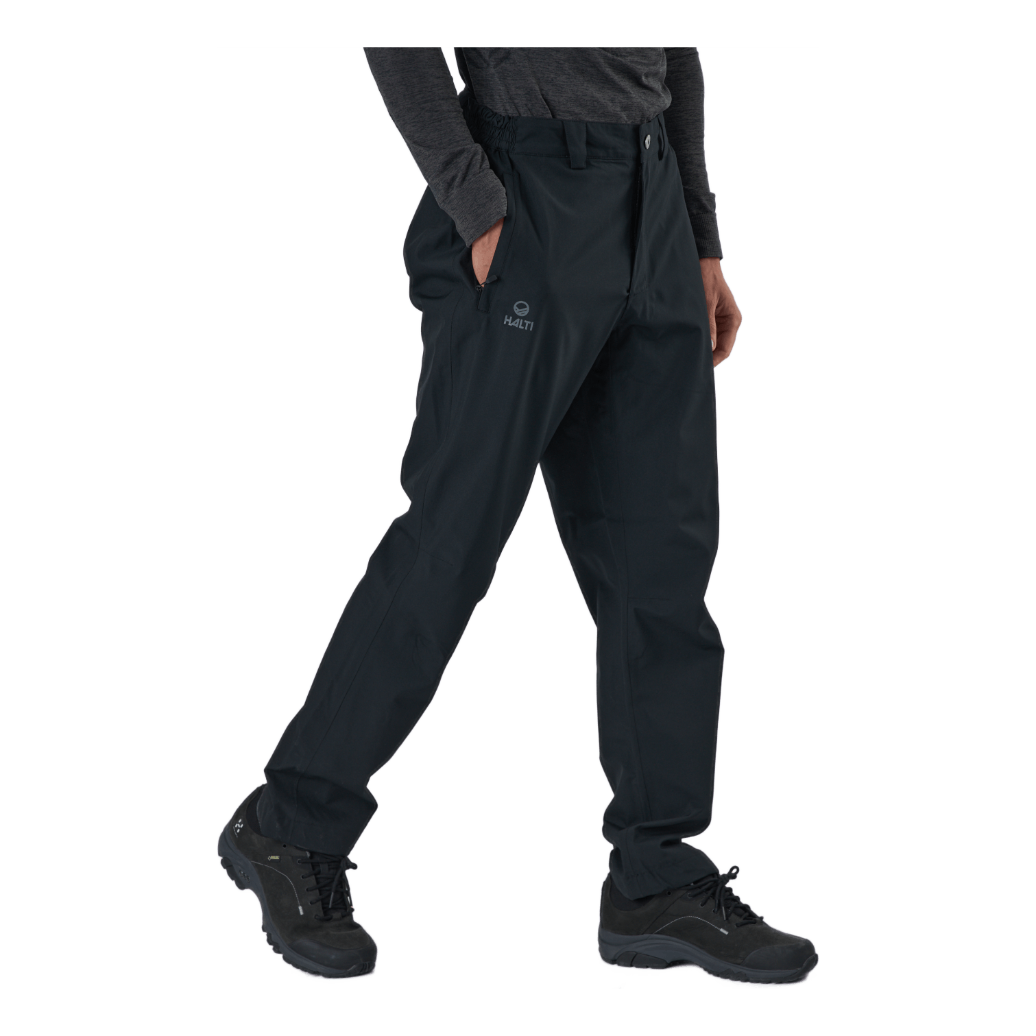 Halti Vuoksi Recy M Dx Shell Pant Black 2 Halti Vuoksi Recy M Dx Shell Pant Black - Image 2