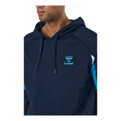 Hummel Hmlaction Cotton Hoodie Black Iris/atomic Blue -Takit Myyntikauppa 60507 83 004