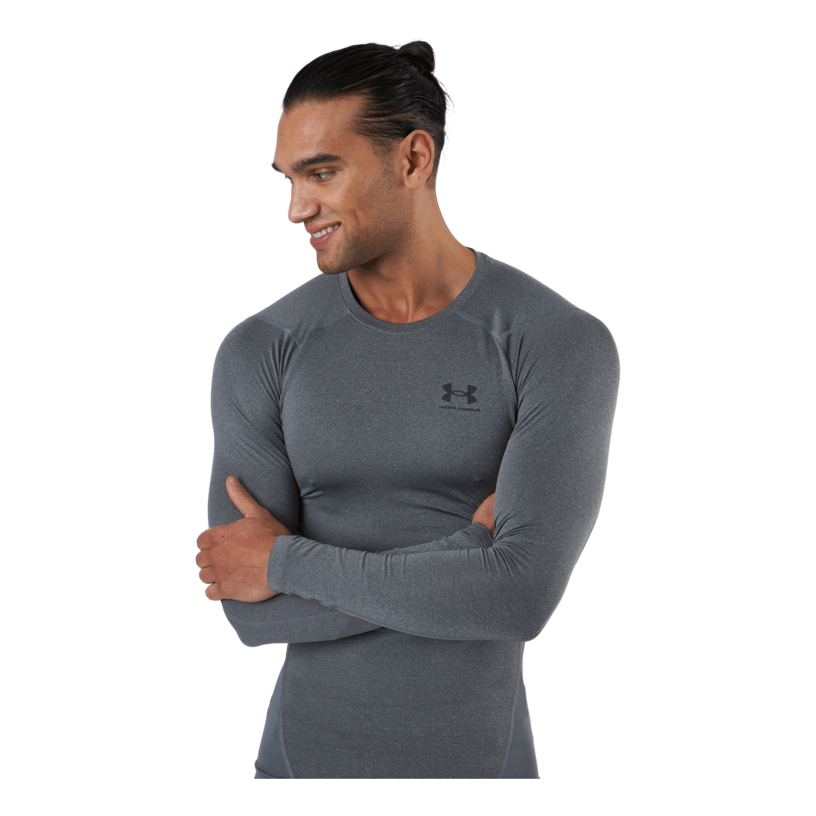 Under Armour Ua Hg Armour Comp Ls Carbon Heather 2 Under Armour Ua Hg Armour Comp Ls Carbon Heather - Image 2